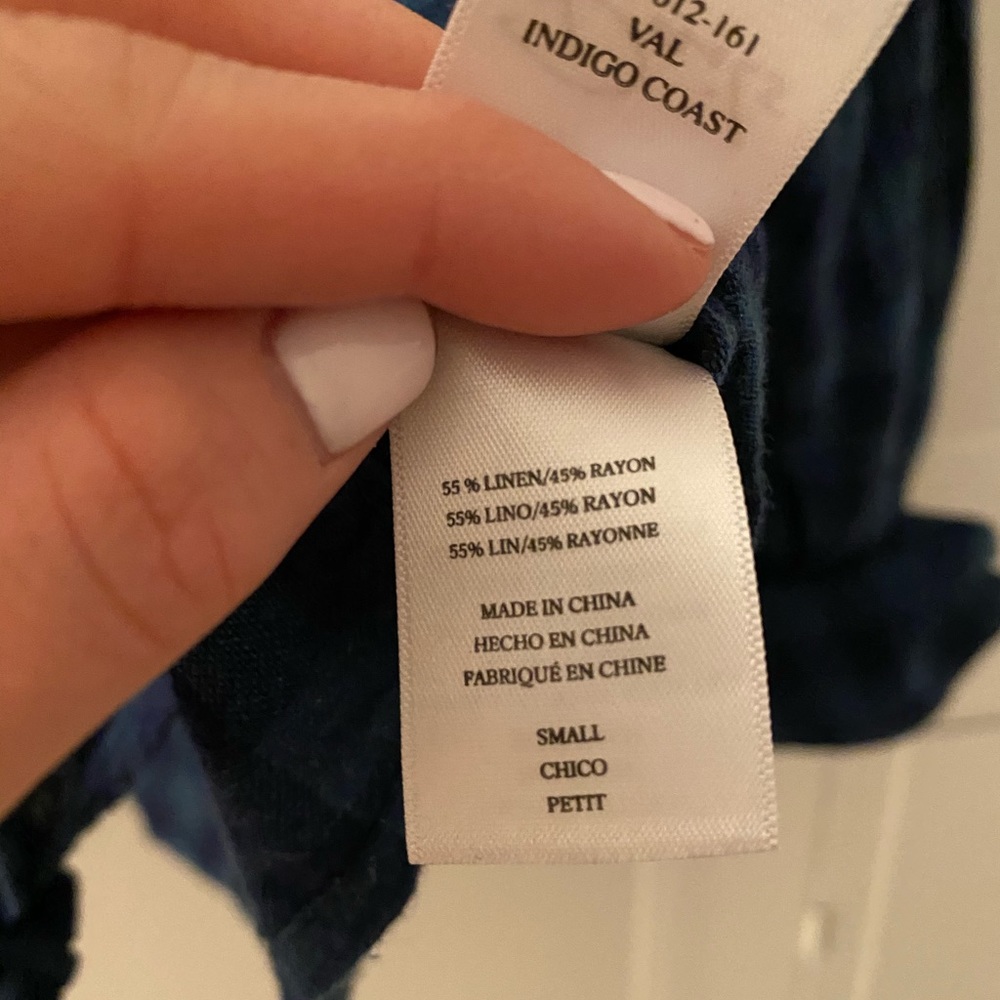 Blue Checked Rails Button Up No Flaws S - image 6